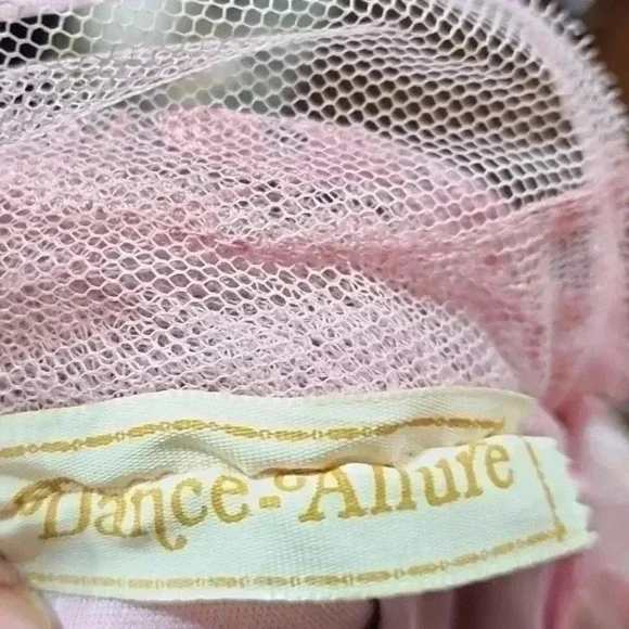 Dance Allure Vintage 70s Cottage Core lace long dress. NWT Blush Rose. … - Picture 12 of 14